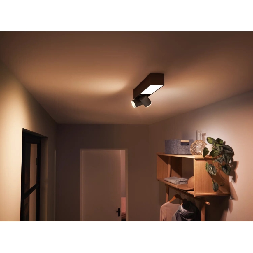 Philips - LED RGBW Димируем спот Hue CENTRIS 2xGU10/4,2W/230V + LED/11W 2000-6500K