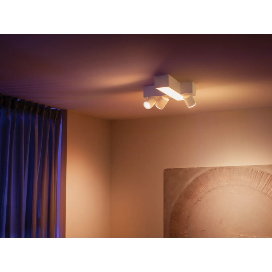 Philips - LED RGBW Димируем спот Hue CENTRIS 3xGU10/4,2W/230V + LED/11W 2000-6500K