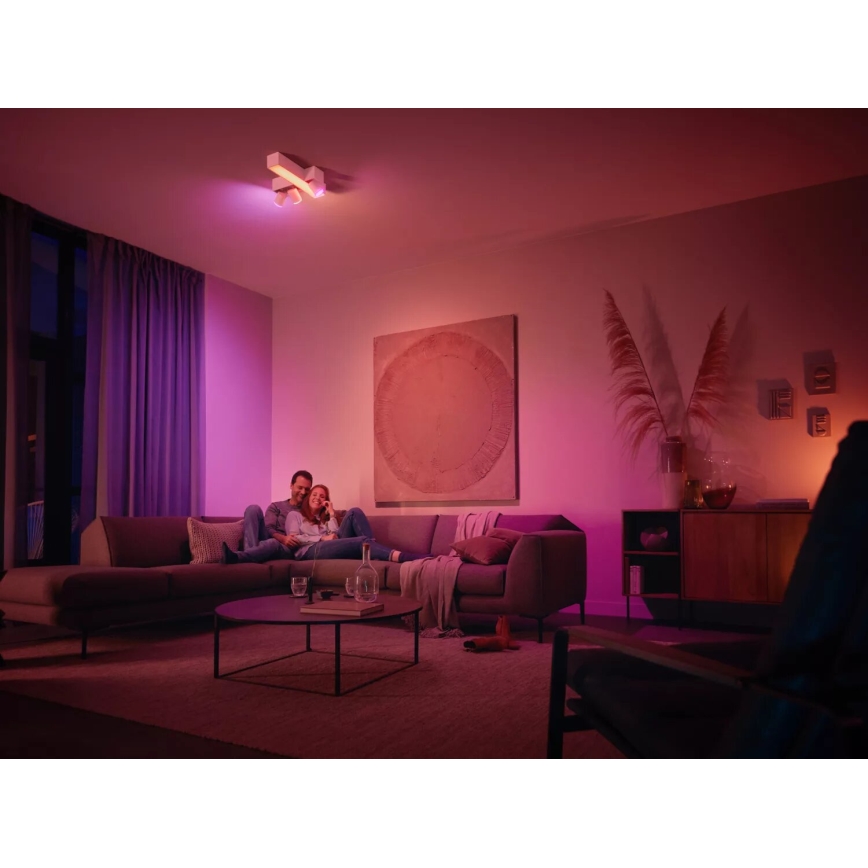 Philips - LED RGBW Димируем спот Hue CENTRIS 3xGU10/4,2W/230V + LED/11W 2000-6500K