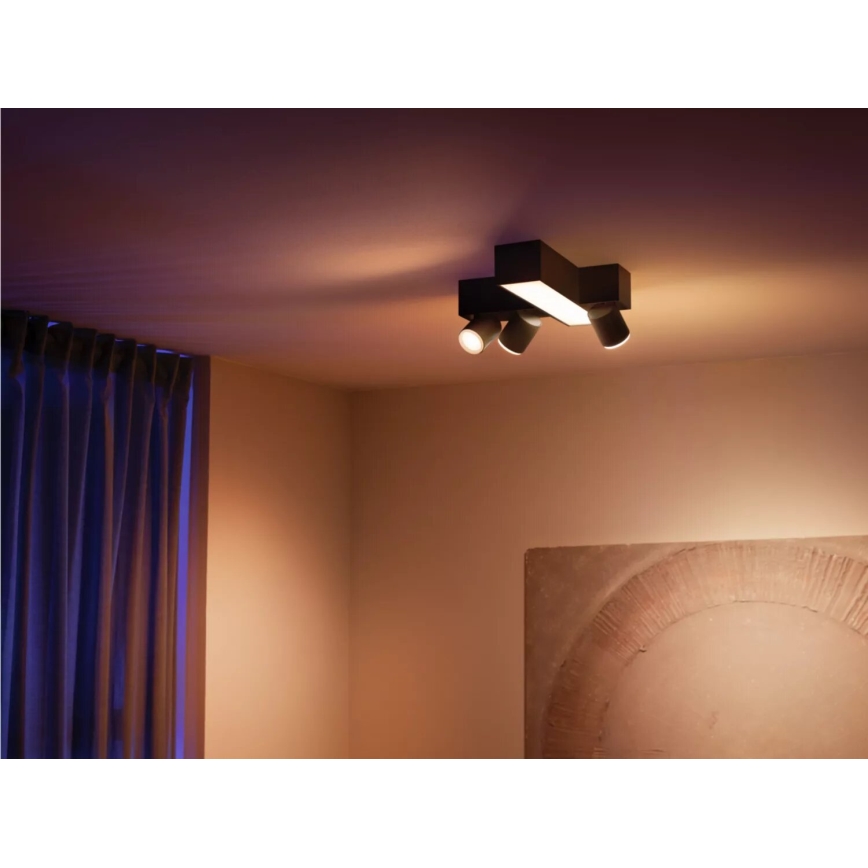 Philips - LED RGBW Димируем спот Hue CENTRIS 3xGU10/4,2W/230V + LED/11W 2000-6500K