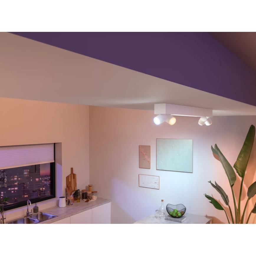 Philips - LED RGBW Димируем спот Hue CENTRIS 4xGU10/4,2W/230V + LED/11W 2000-6500K