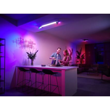 Philips - LED RGBW Димируем спот Hue CENTRIS 4xGU10/4,2W/230V + LED/11W 2000-6500K
