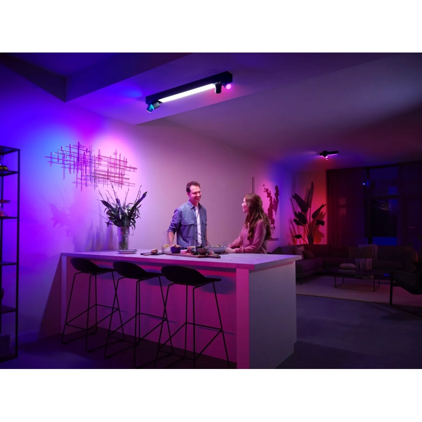 Philips - LED RGBW Димируем спот Hue CENTRIS 4xGU10/4,2W/230V + LED/11W 2000-6500K