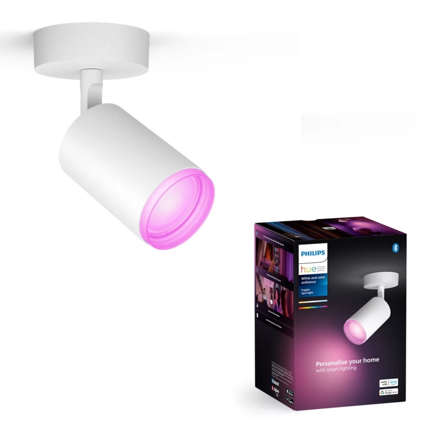 Philips - LED RGBW Димируем спот Hue FUGATO 1xGU10/4,2W/230V 2000-6500K бял