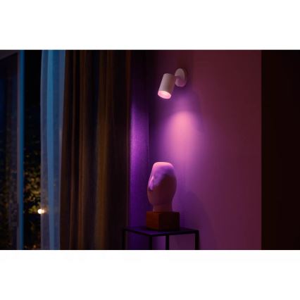 Philips - LED RGBW Димируем спот Hue FUGATO 1xGU10/4,2W/230V 2000-6500K бял