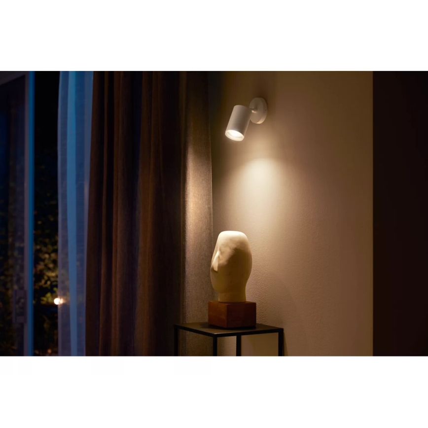Philips - LED RGBW Димируем спот Hue FUGATO 1xGU10/4,2W/230V 2000-6500K бял