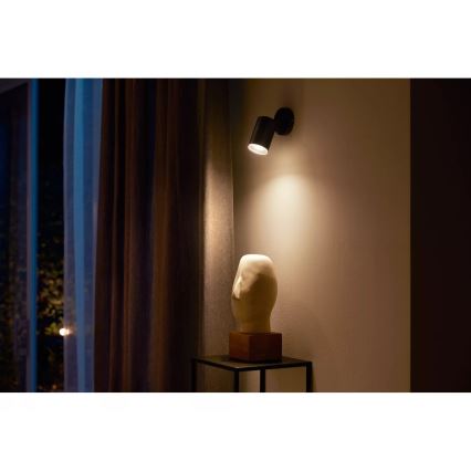 Philips - LED RGBW Димируем спот Hue FUGATO 1xGU10/4,2W/230V 2000-6500K черен