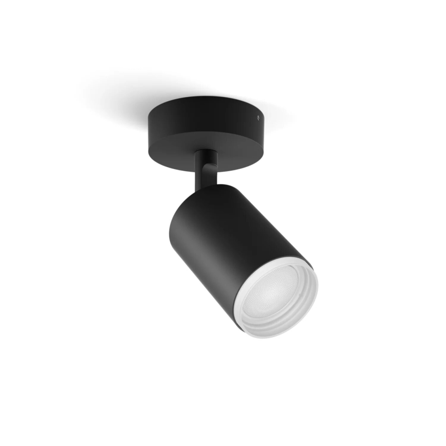 Philips - LED RGBW Димируем спот Hue FUGATO 1xGU10/4,2W/230V 2000-6500K черен