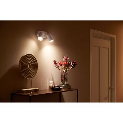 Philips - LED RGBW Димируем спот Hue FUGATO 2xGU10/4,2W/230V 2000-6500K бял
