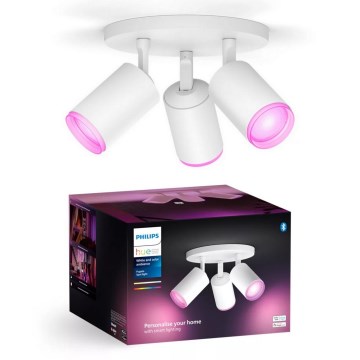 Philips - LED RGBW Димируем спот Hue FUGATO 3xGU10/4,2W/230V 2000-6500K бял