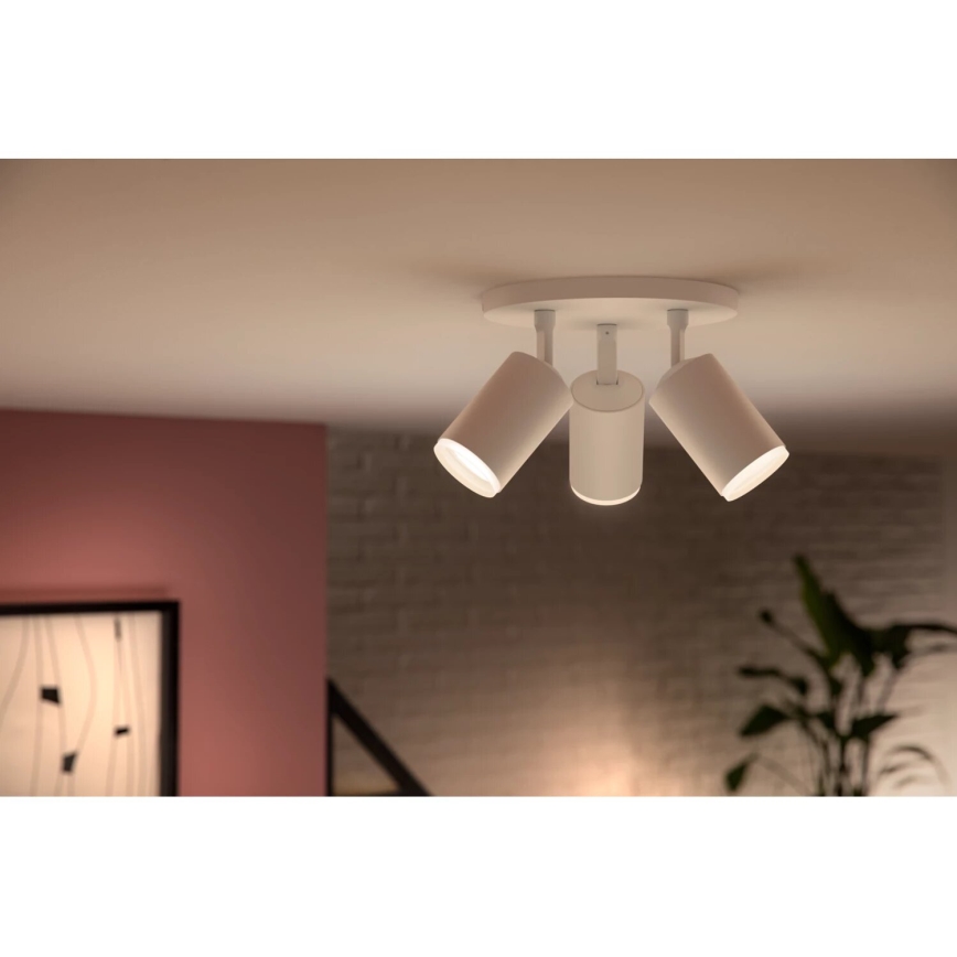 Philips - LED RGBW Димируем спот Hue FUGATO 3xGU10/4,2W/230V 2000-6500K бял