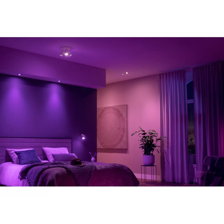 Philips - LED RGBW Димируем спот Hue FUGATO 3xGU10/4,2W/230V 2000-6500K бял