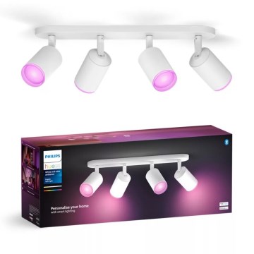 Philips - LED RGBW Димируем спот Hue FUGATO 4xGU10/4,2W/230V 2000-6500K бял