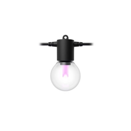 Philips - LED RGBW удължаем димируем външен гирлянд Hue FESTAVIA 10xLED 7m IP65