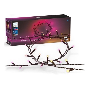 Philips - LED RGBW Димируем външен светлинен низ HUE WHITE AND COLOR AMBIANCE 500xLED 44,4 m 2000-6500K IP54