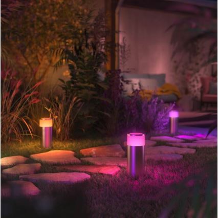 Philips - LED RGBW Димируема екстериорна лампа Hue CALLA LED/8W/230V IP44