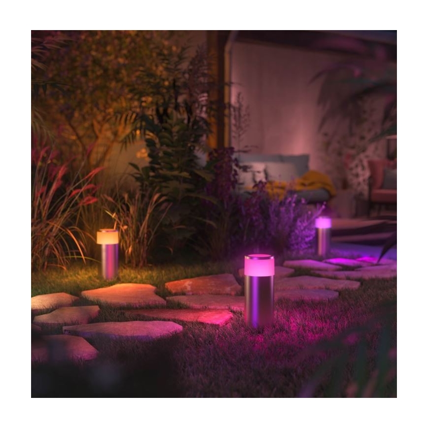 Philips - LED RGBW Димируема екстериорна лампа Hue CALLA LED/8W/230V IP44