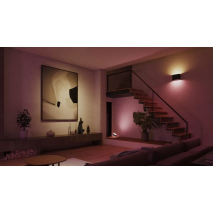 Philips - LED RGBW Димируем екстериорен аплик Hue DYMERA 2xLED/10,2W/230V 2000-6500K IP44