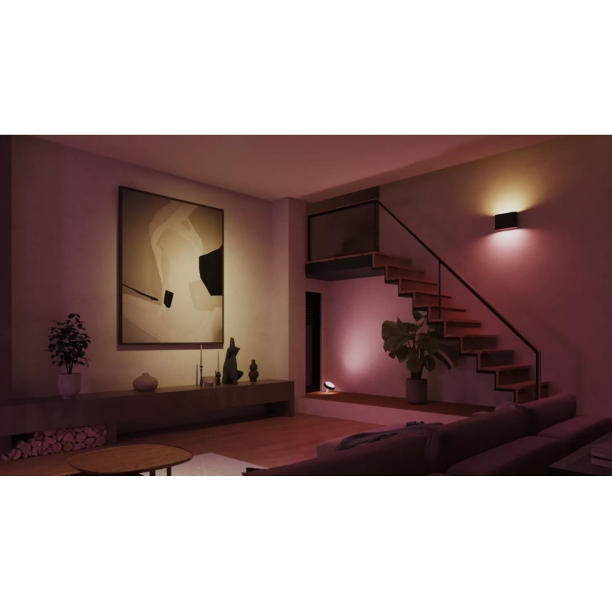 Philips - LED RGBW Димируем екстериорен аплик Hue DYMERA 2xLED/10,2W/230V 2000-6500K IP44
