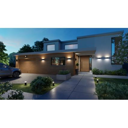 Philips - LED RGBW Димируем екстериорен аплик Hue DYMERA 2xLED/10,2W/230V 2000-6500K IP44