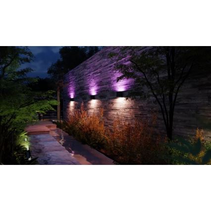 Philips - LED RGBW Димируем екстериорен аплик Hue DYMERA 2xLED/10,2W/230V 2000-6500K IP44
