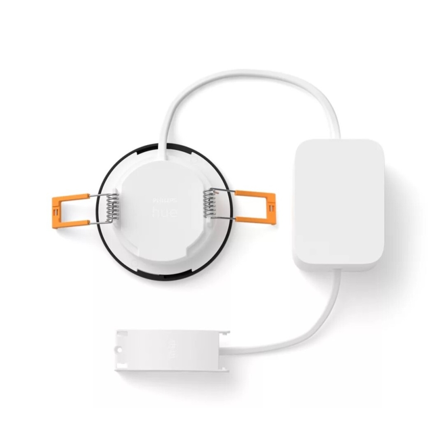 Philips - LED RGBW Димируема лампа за окачен таван на баня Hue SLIM LED/8,3W/230V 2000-6500K IP44 черен