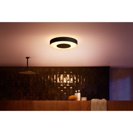 Philips - LED RGBW Димируема лампа за баня Hue XAMENTO LED/33,5W/230V IP44 Ø 381 мм 2000-6500K