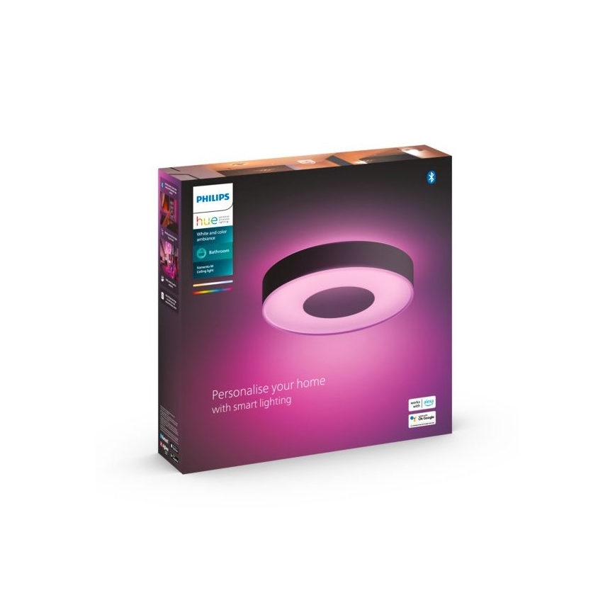 Philips - LED RGBW Димируема лампа за баня Hue XAMENTO LED/33,5W/230V IP44 Ø 381 мм 2000-6500K