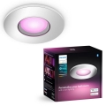 Philips - LED RGBW Димируема лампа за окачен таван на баня Hue XAMENTO 1xGU10/4,2W/230V 2000-6500K IP44