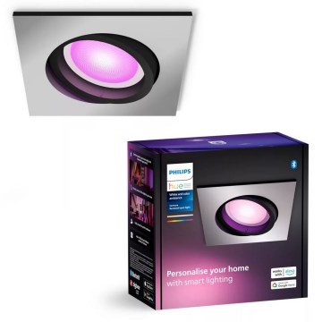 Philips - LED RGBW Димируема лампа за вграждане Hue CENTURA 1xGU10/4,2W/230V 2000-6500K