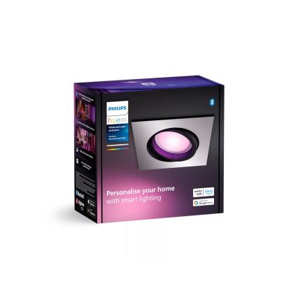 Philips - LED RGBW Димируема лампа за вграждане Hue CENTURA 1xGU10/4,2W/230V 2000-6500K
