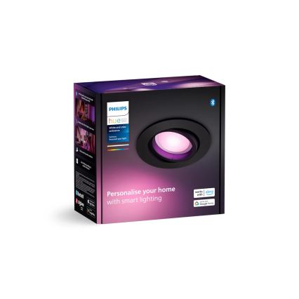 Philips - LED RGBW Димируема лампа за вграждане Hue CENTURA 1xGU10/4,2W/230V 2000-6500K