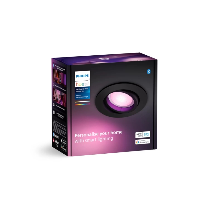 Philips - LED RGBW Димируема лампа за вграждане Hue CENTURA 1xGU10/4,2W/230V 2000-6500K