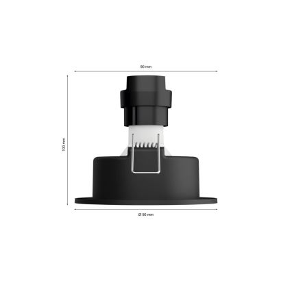Philips - LED RGBW Димируема лампа за вграждане Hue CENTURA 1xGU10/4,2W/230V 2000-6500K