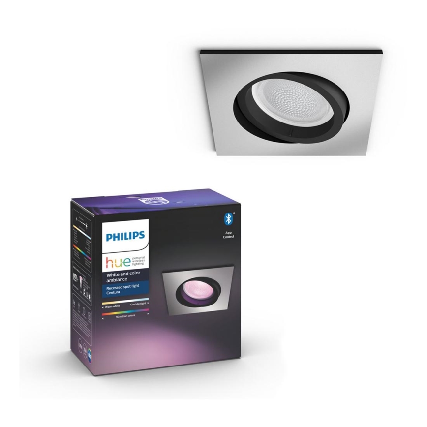 Philips - LED RGBW Димируема лампа за вграждане Hue CENTURA 1xGU10/5,7W/230V