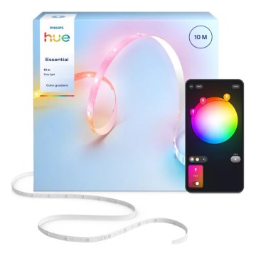 Philips - LED RGBW димируема лента Hue ESSENTIAL White And Color Ambiance 10m LED/27,2W/230V 2200-6500K
