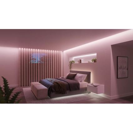 Philips - LED RGBW Димируема лента Hue WHITE AND COLOR AMBIANCE 5m LED/20W/230V 2000-6500K