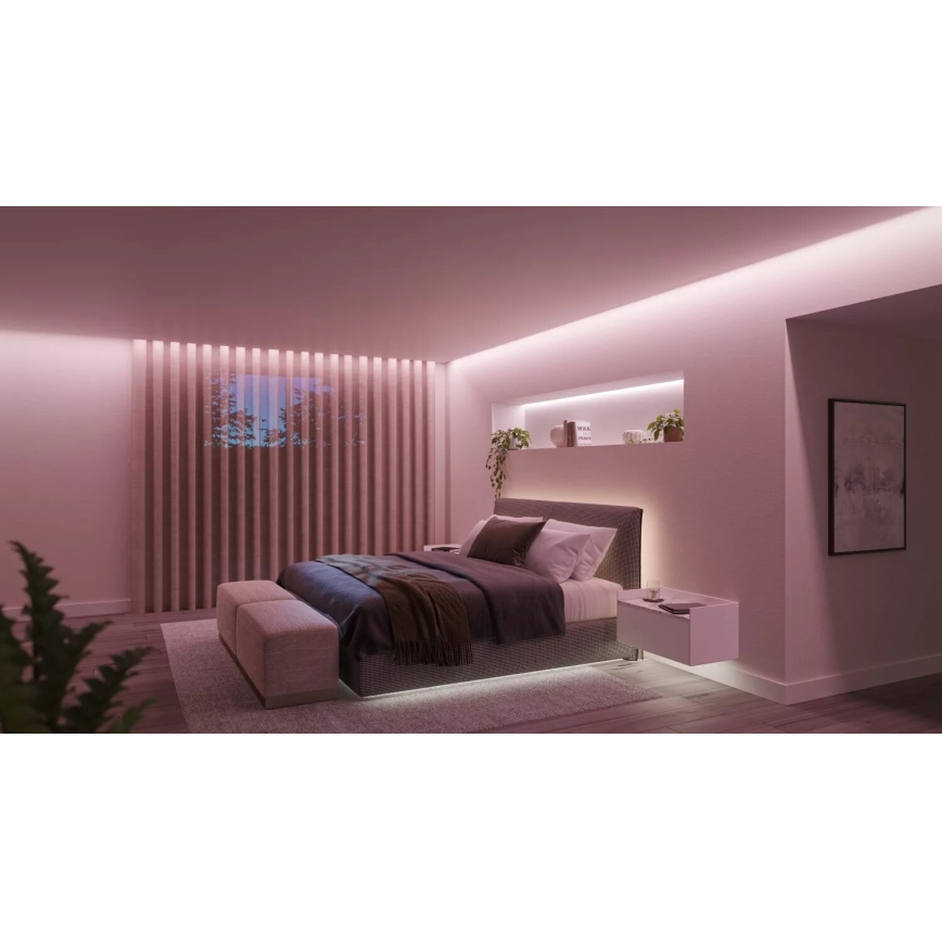 Philips - LED RGBW Димируема лента Hue WHITE AND COLOR AMBIANCE 5m LED/20W/230V 2000-6500K