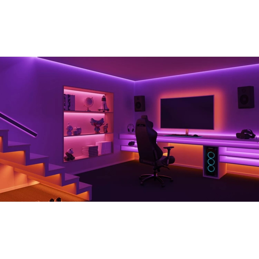 Philips - LED RGBW Димируема лента Hue WHITE AND COLOR AMBIANCE 5m LED/20W/230V 2000-6500K