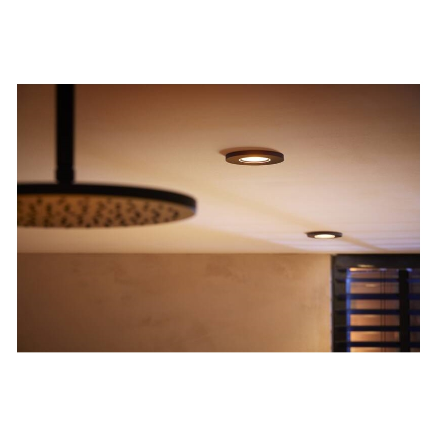 Philips - LED RGBW Димируема луничка за баня Hue XAMENTO GU10/5,7W/230V IP44 2200-6500K