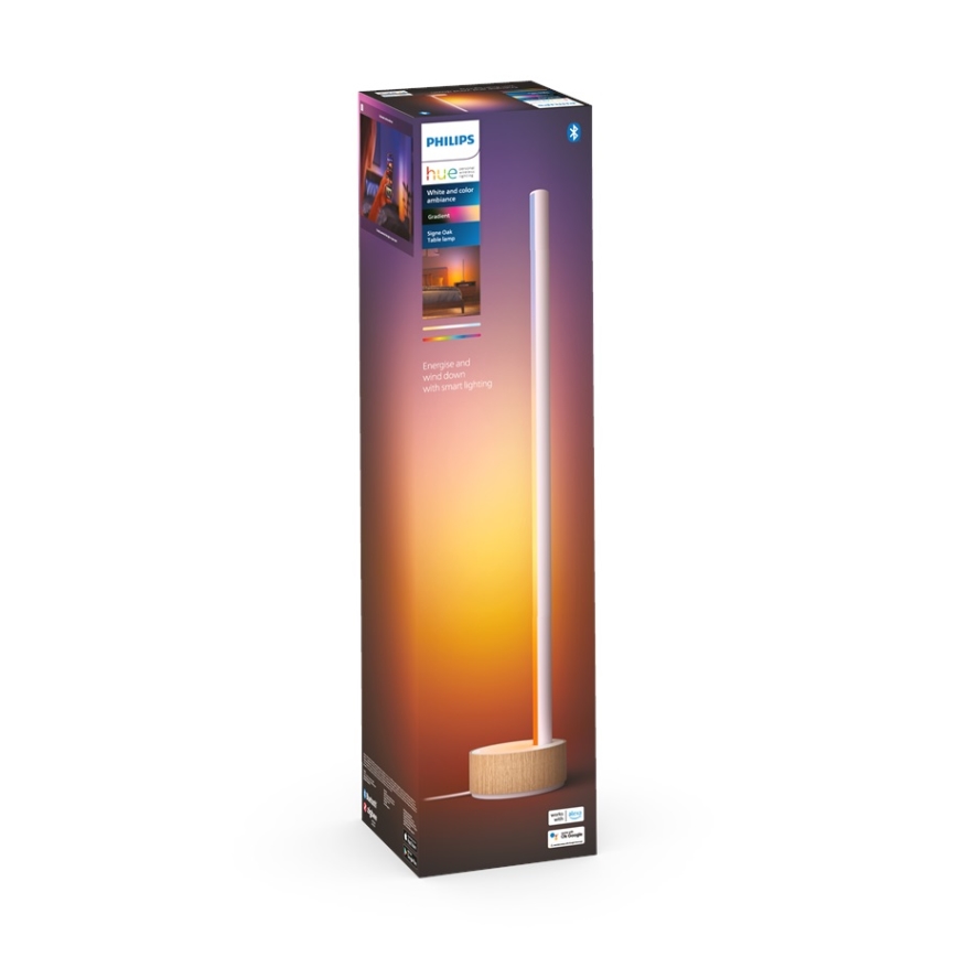 Philips - LED RGBW Димируема настолна лампа Hue SIGNE LED/11,8W/230V 2000-6500K