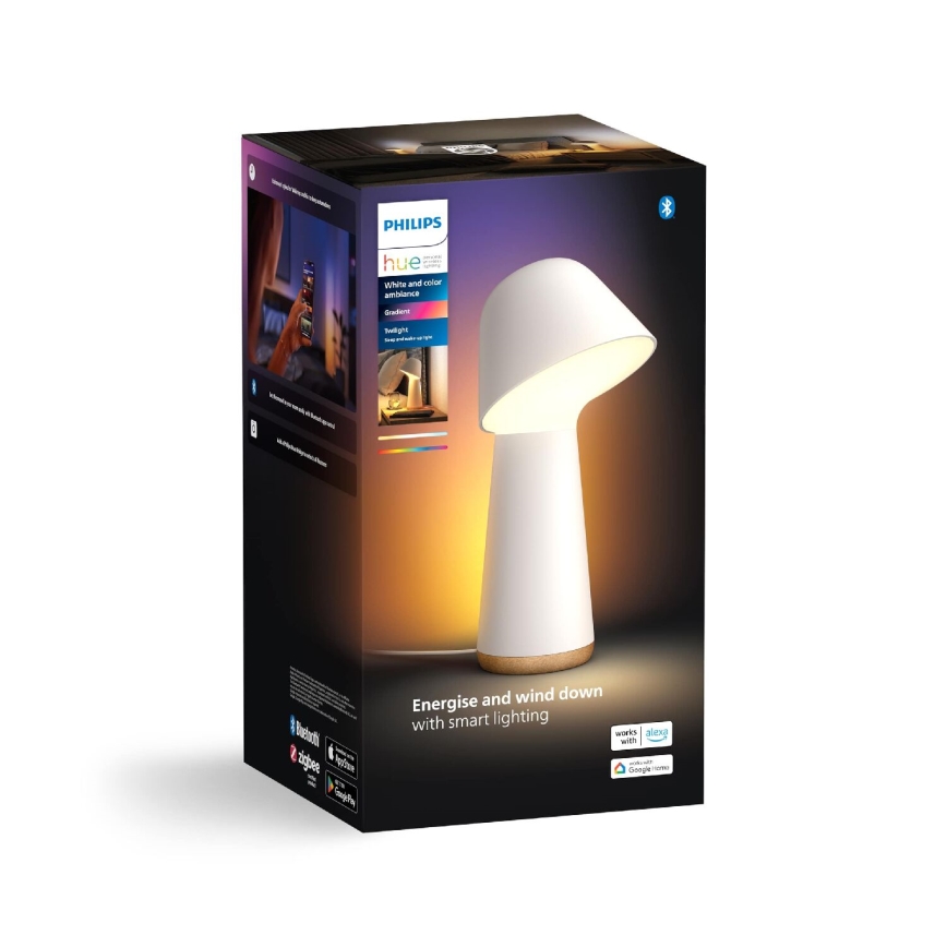 Philips - LED RGBW Димируема настолна лампа Hue TWILIGHT LED/13,4W/230V 2000-6500K