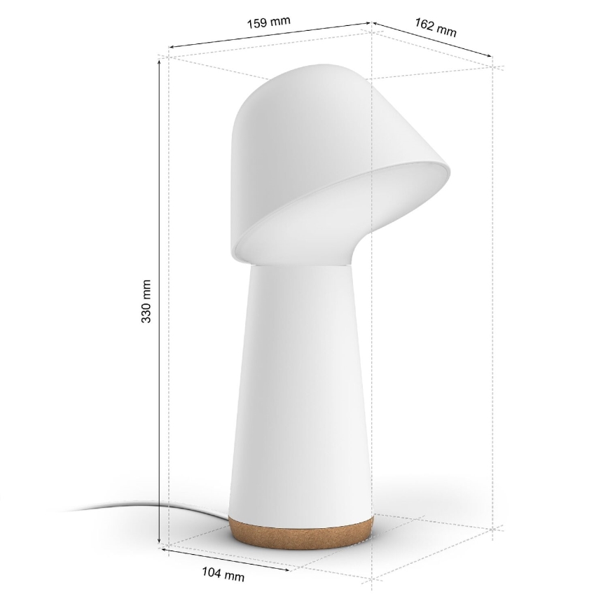 Philips - LED RGBW Димируема настолна лампа Hue TWILIGHT LED/13,4W/230V 2000-6500K