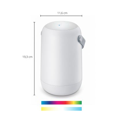 Philips - LED RGBW Димируема преносима настолна лампа с докосване SMART LED/13,5W/3,6V 2200-6500K Wi-Fi 1800 mAh
