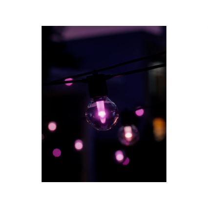 Philips - LED RGBW димируема външна гирлянда Hue FESTAVIA 10 x LED 7 m IP65
