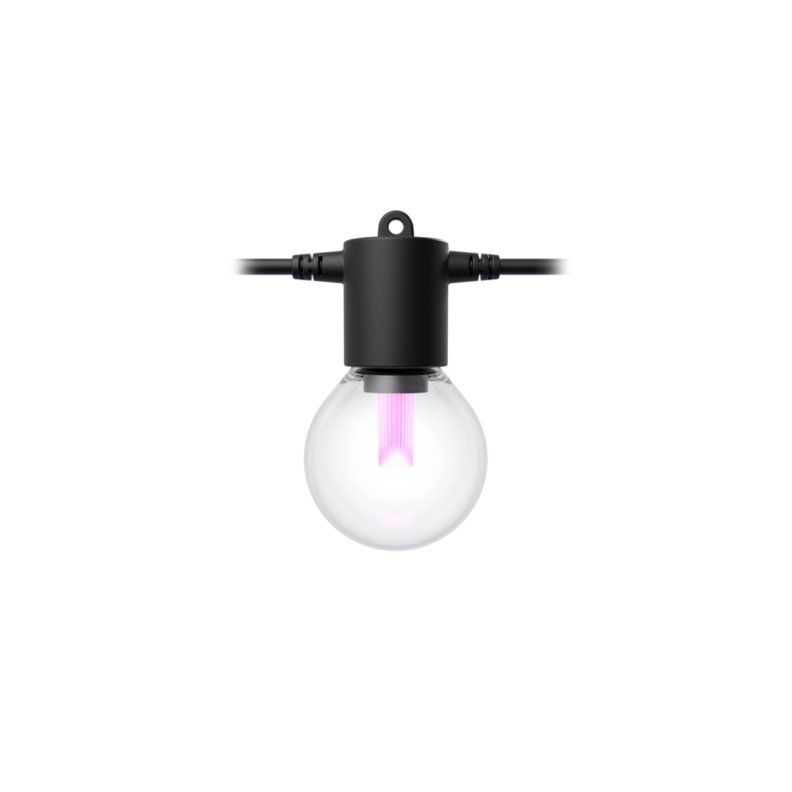 Philips - LED RGBW димируема външна гирлянда Hue FESTAVIA 20xLED 14m IP65