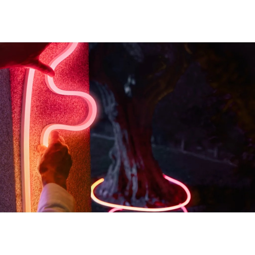 Philips - LED RGBW Димируема външна лента Hue NEON 5m LED/30W/230V 2200-6500K IP67