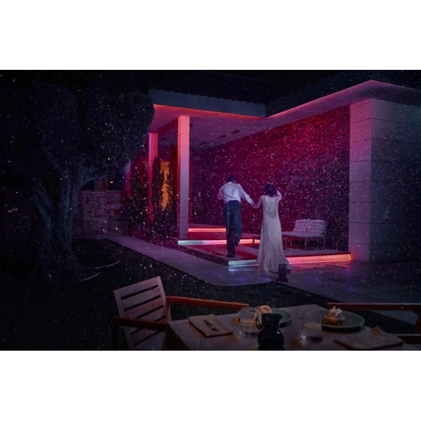 Philips - LED RGBW димируема външна лента Hue FLUX 10m LED/30W/230V 2200-6500K IP67