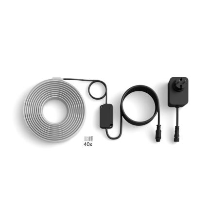 Philips - LED RGBW димируема външна лента Hue FLUX 10m LED/30W/230V 2200-6500K IP67