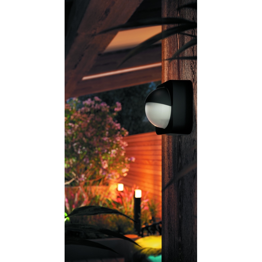 Philips - LED RGBW димируема външна лента Hue FLUX 5m LED/30W/230V 2200-6500K IP67 + сензор за движение